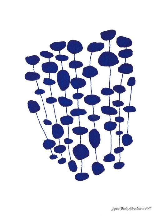 Leise Dich Abrahamsen, Blue Pearl Forest 30 x 40cm