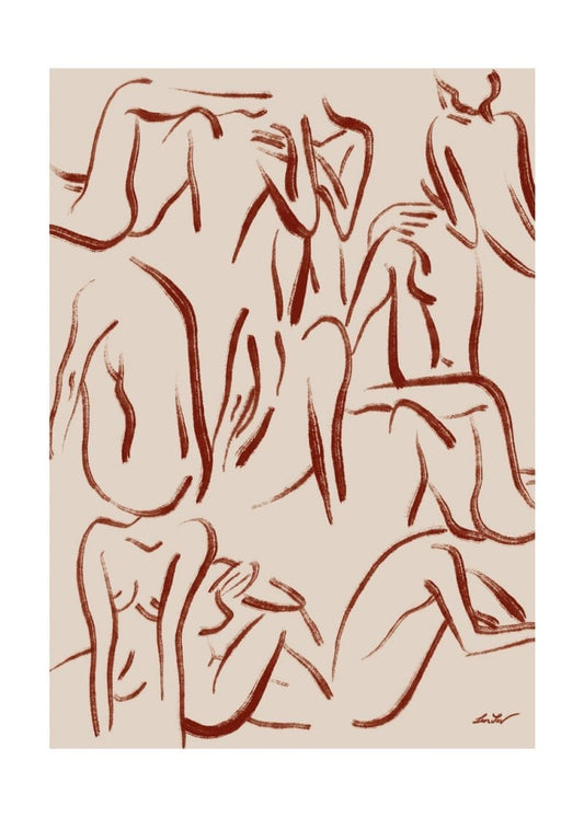 Lentov, Les Femmes D erte, 50x70cm