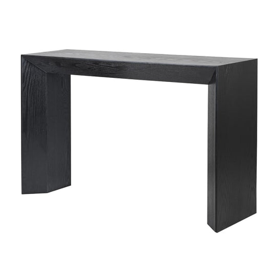 BLACK CONSOLE TABLE, 77x120x38cm