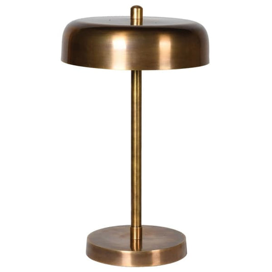 Brass Round Desk Lamp, 44x26cm