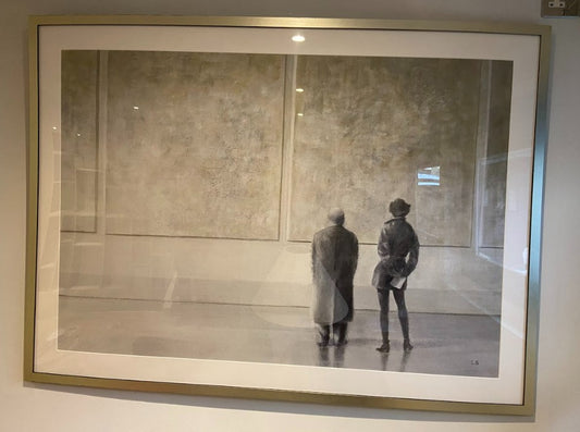 Man and Woman Lincoln Seligman Art print