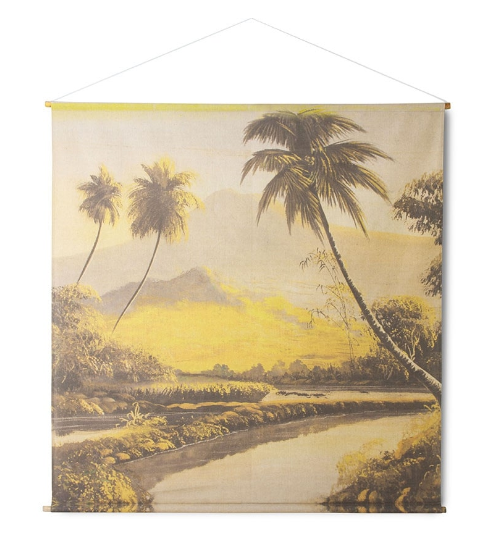 WALL CHART XXL JUNGLE LANDSCAPE, 154x154x2cm