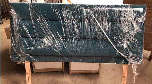 Teal King Size Headboard, 0x0x110cm