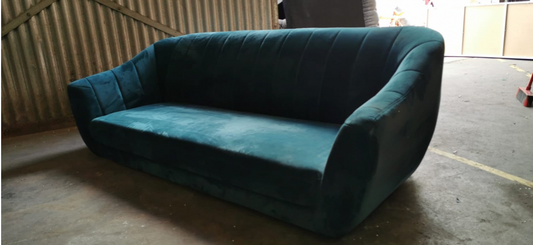 Teal Velvet 2 Seater Sofa