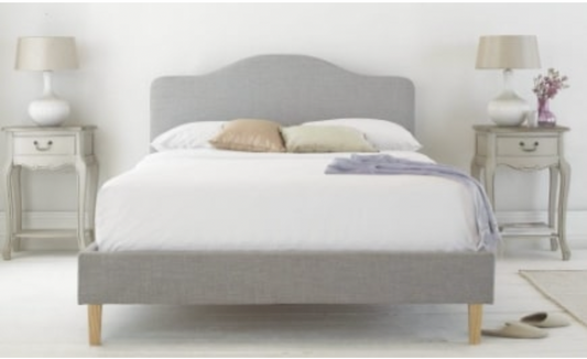Tokyo Double Bed Light Grey