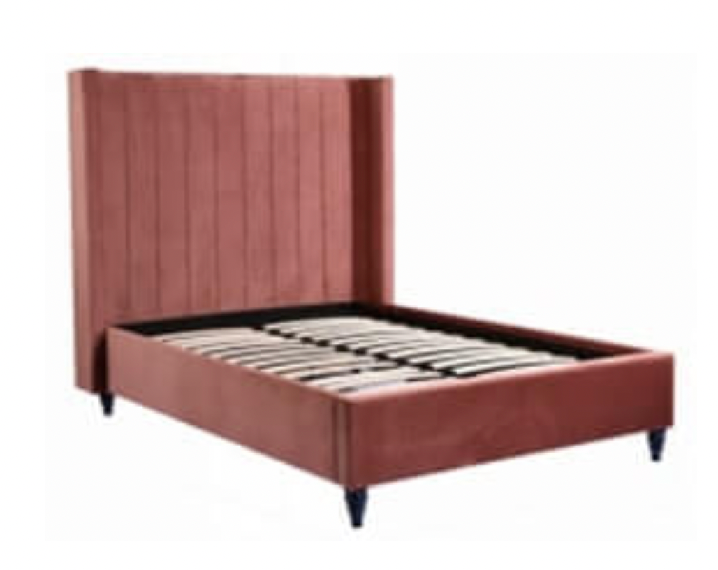 Turin 4'6" Bed Frame- Teal Paris 9