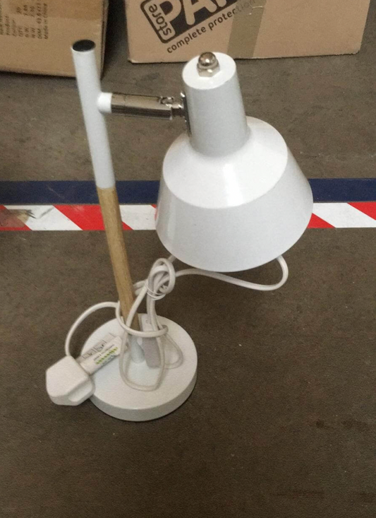 White Bedside Lamp