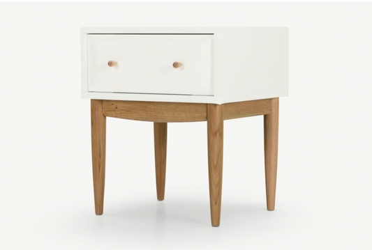White Bedside Table, 40x45x53cm