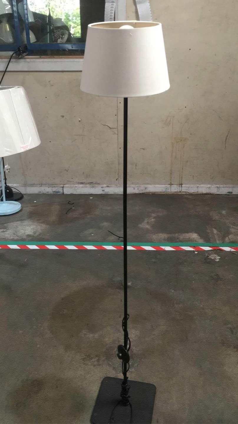 White Floor Light 140cm tall