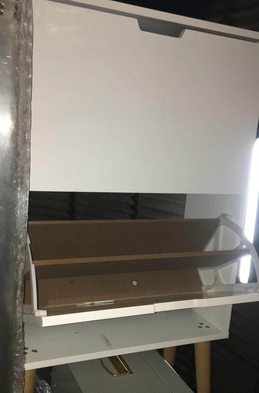 White Shoe Storage