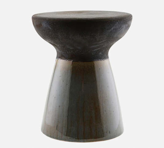 Stool, Pablo, Green/Brown, 43x36cm