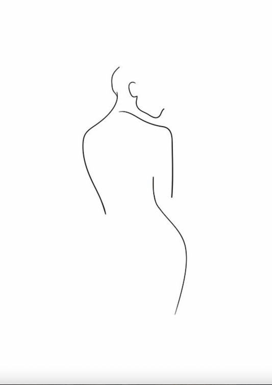 Naked Lines No2 Poster