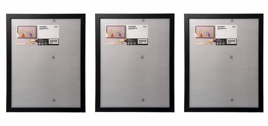 Ikea FISKBO Frames, Plastic & Fibreboard, 30x40 Centimetres, Black