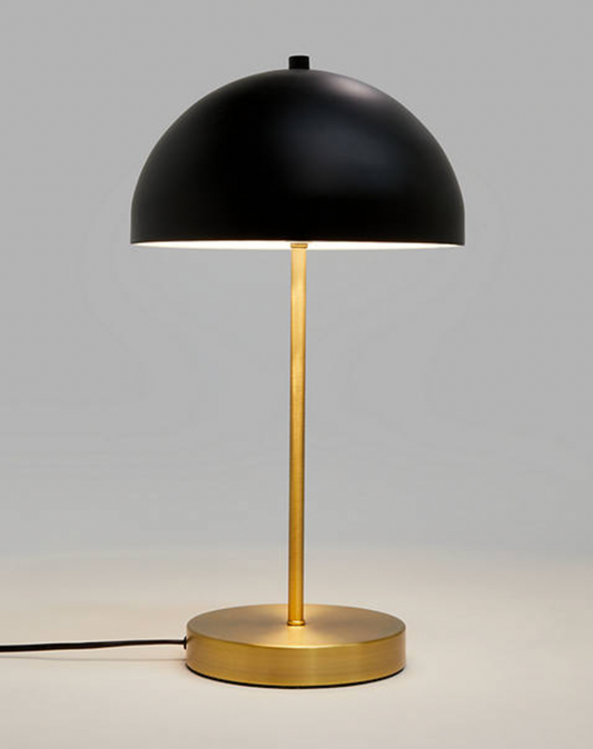 John Lewis Dome Table Lamp, Black