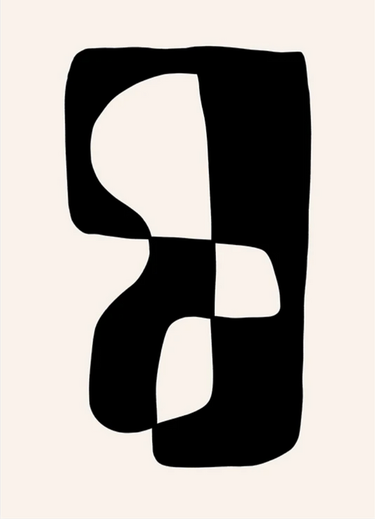 Black Shape Poster