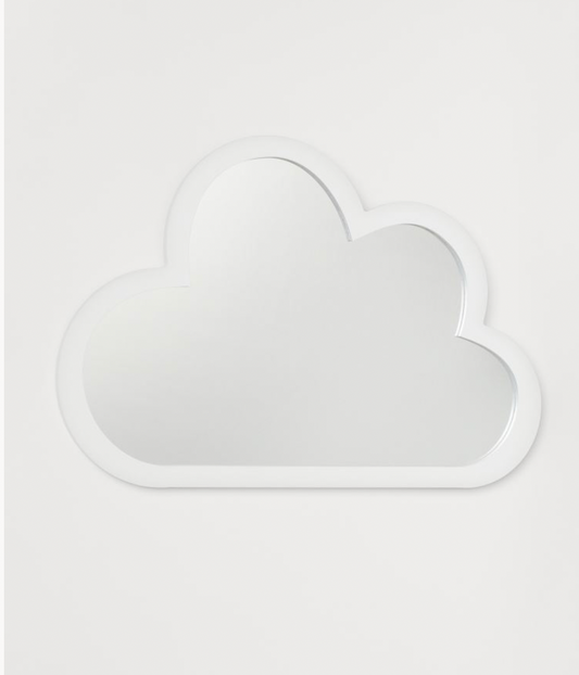 Cloud-shaped mirror