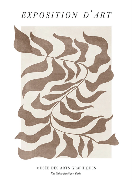 Exposition D'art Graphique No1 Poster 