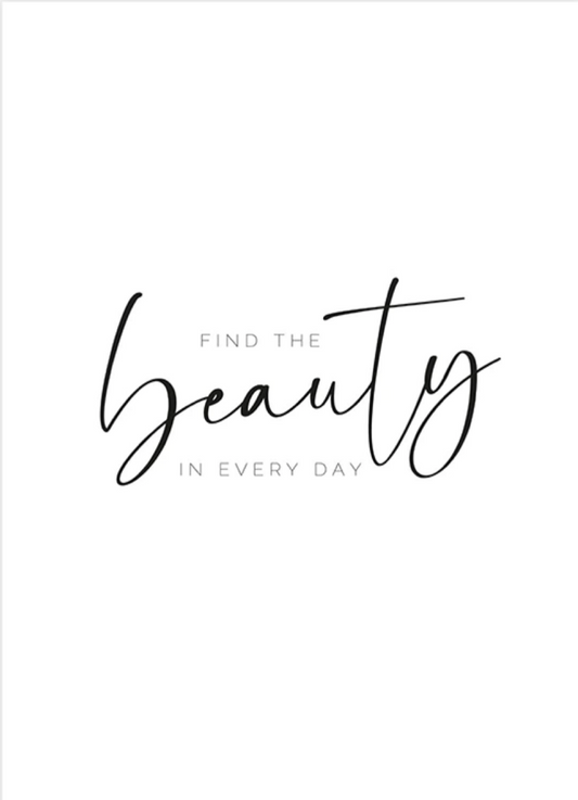 Find the Beauty Poster 