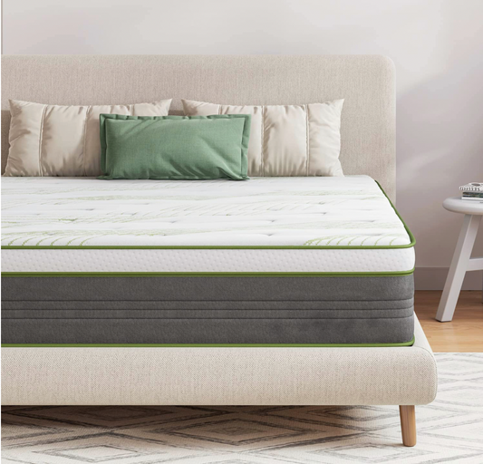 Novilla 6FT Super King Mattress 10 Inch Deep Pocket Sprung Mattresses