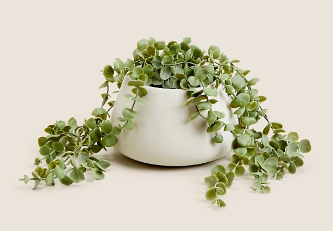 Artificial Trailing String of Hearts Plant