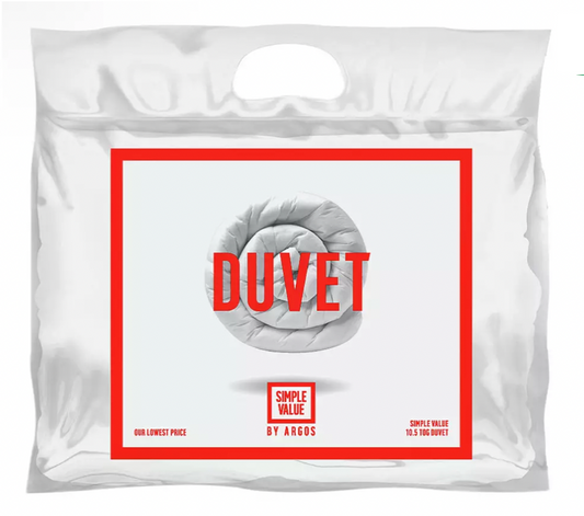 Argos Home Hollowfibre 10.5 Tog Duvet - Kingsize