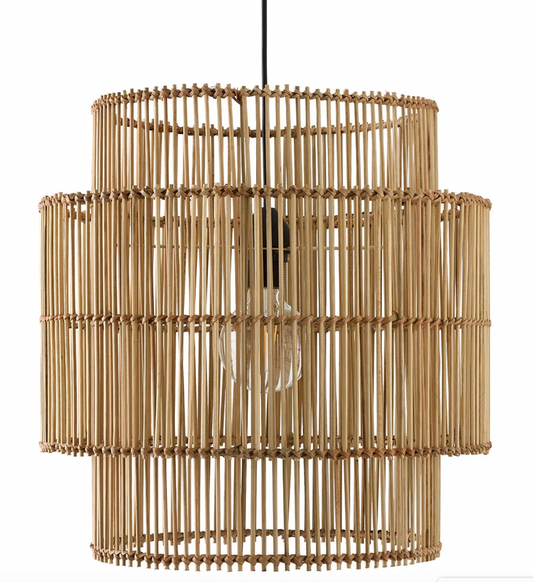 Haya 46cm Diameter Bamboo Ceiling Light Shade