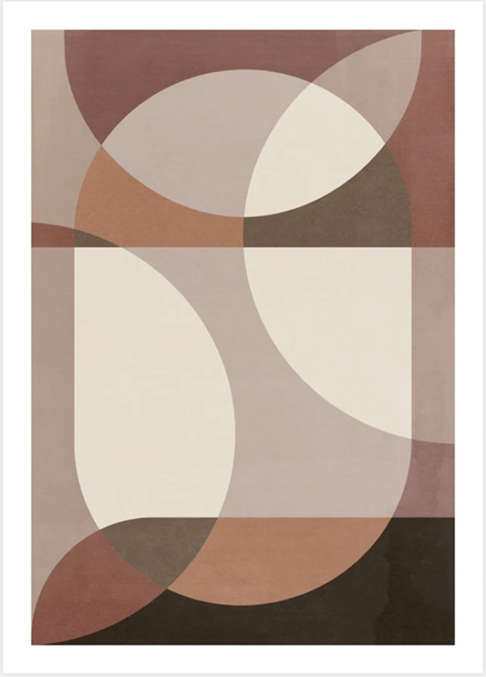 Geometric Forms Poster 