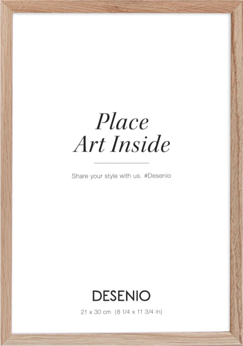 Oak picture frame (21x30) plexi 