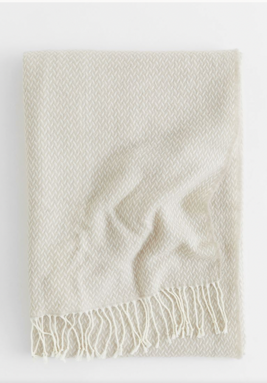 Wool-blend blanket