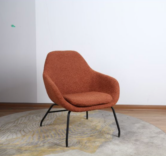 Moby Accent Chair - Rust, 72x73x83cm