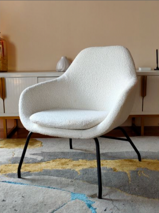 Moby Accent Chair - Ivory, 72x73x83.5cm