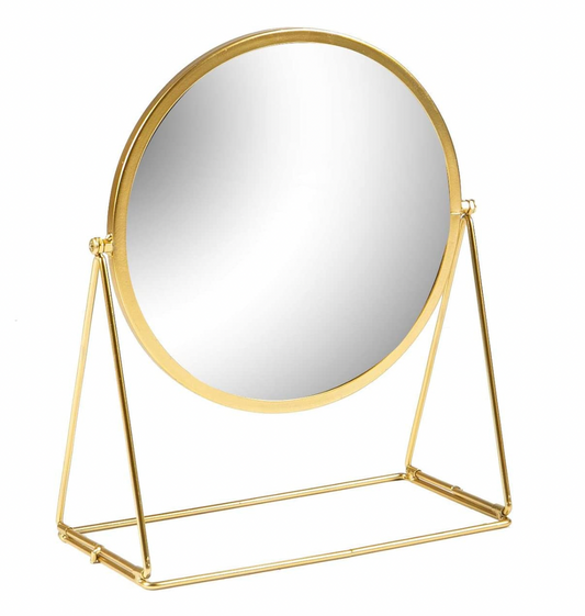 Dressing Table Vanity Mirror 30cm - Gold
