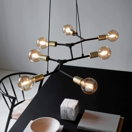 Josefine 7 Island Branch Pendant Light, 4.4x91x45cm
