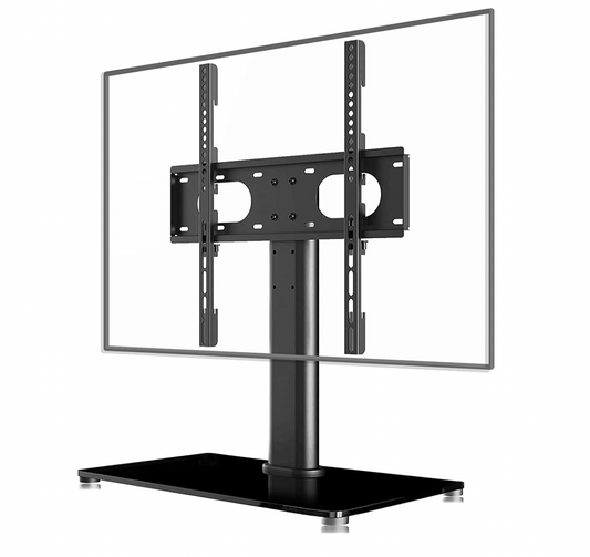 Suptek Universal Table Top TV Stand, Pedestal TV Stand for 17-55 inch