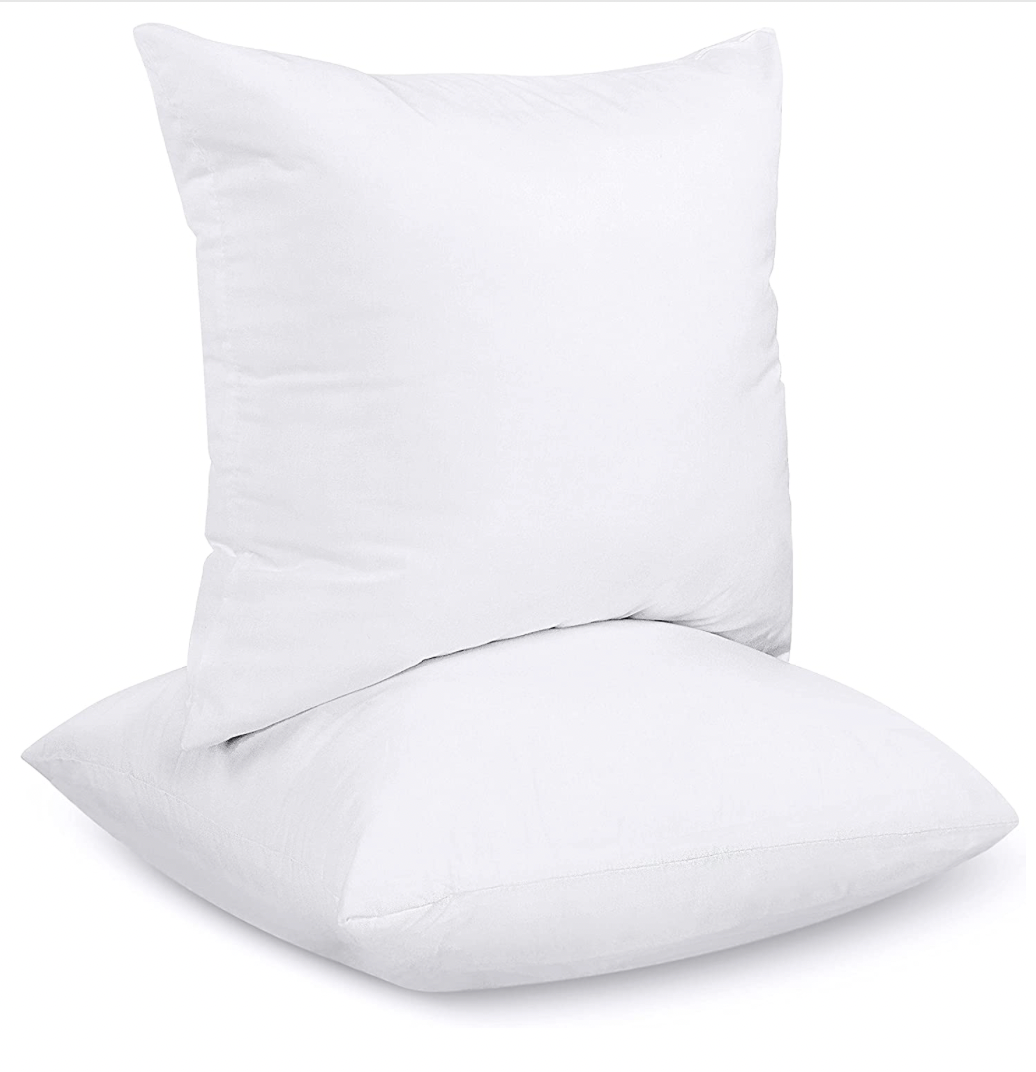 Utopia Bedding Cushion Inner Pad, 50 x 50 cm (20" x 20") Cushion Stuffer Inserts, Hollowfibre Pillows (White)