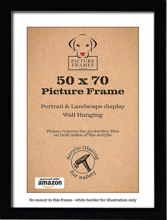 Black Picture Frames 50x70cm