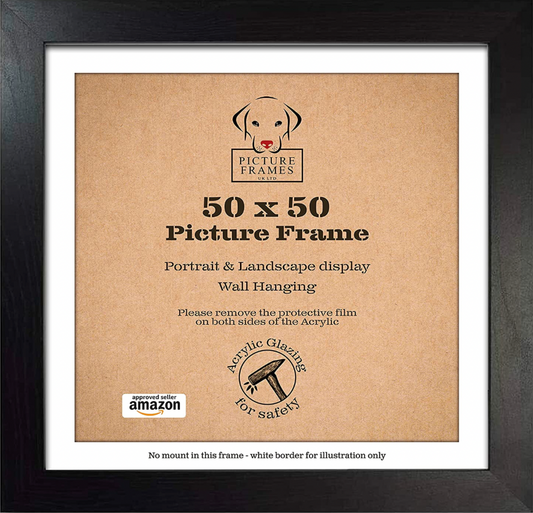 Black Wooden Picture Frames 50x50