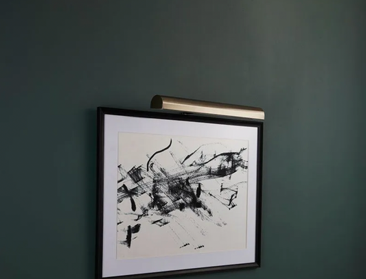 ULTIMATE LED LARGE BATTERY OPERATED PICTURE LIGHT WITH REMOTE CONTROL - ANTIQUE BRASS