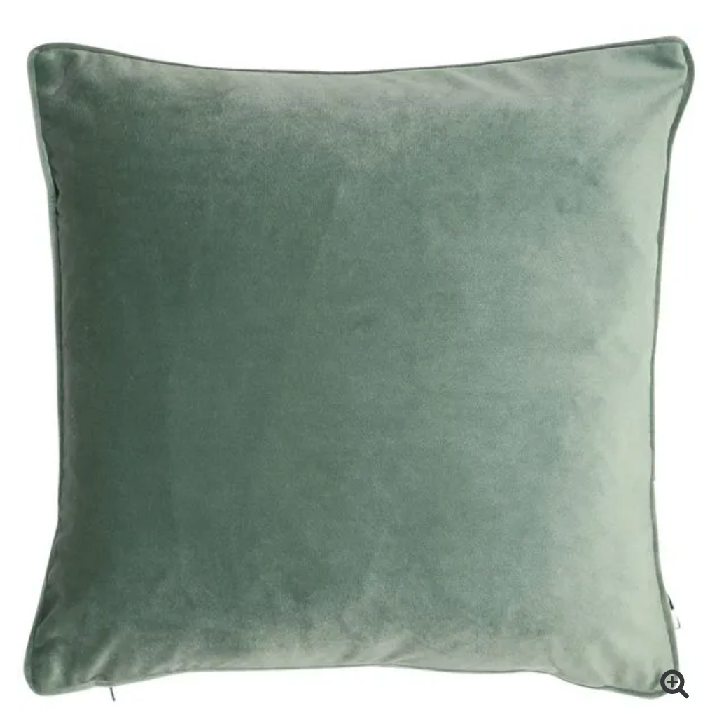 Malini Large Luxe Eucalyptus Cushion