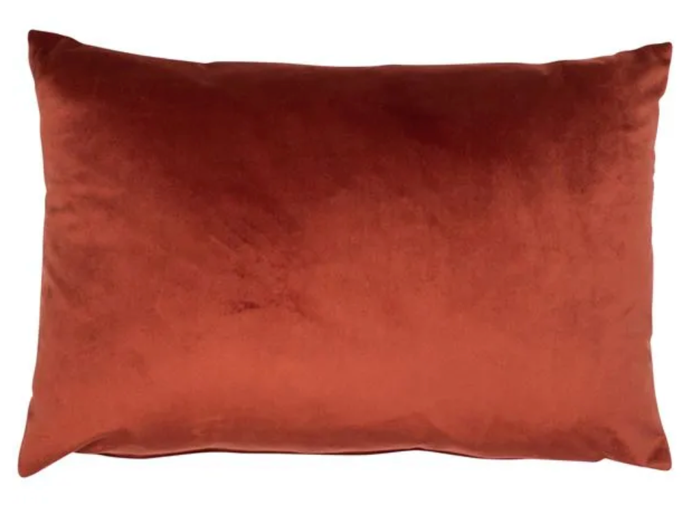 Malini Luxe Rectangle Paprika Cushion