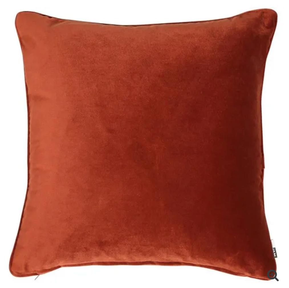 Malini Large Luxe Paprika Cushion