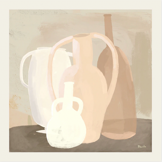 Marco Marella - Terracotta Still Life Poster 