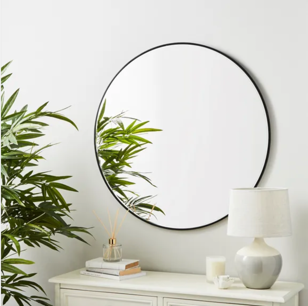 Apartment Mirror 75cm, Black