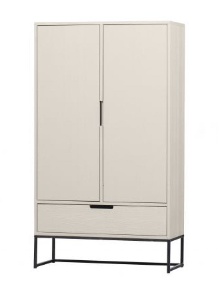 SILAS 2-DOORS CABINET PINE BRUSHED DUST [FSC], 149x85x36cm