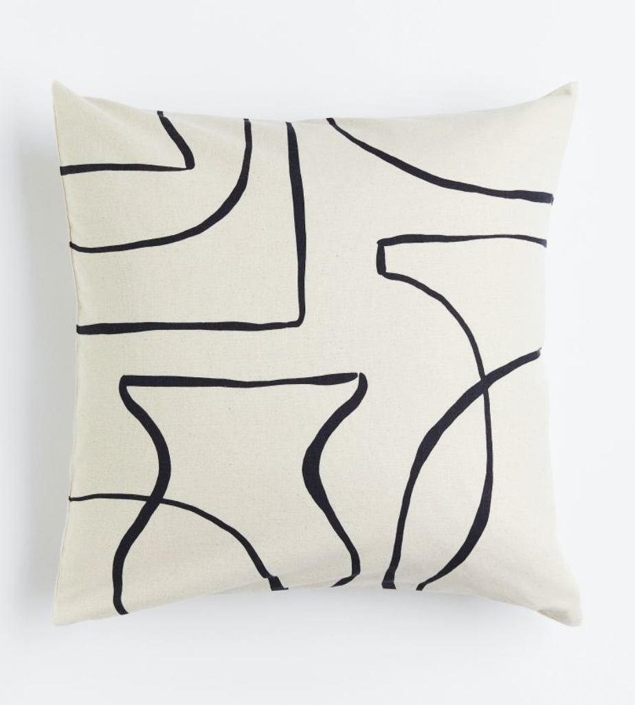 Cotton canvas cushion cover