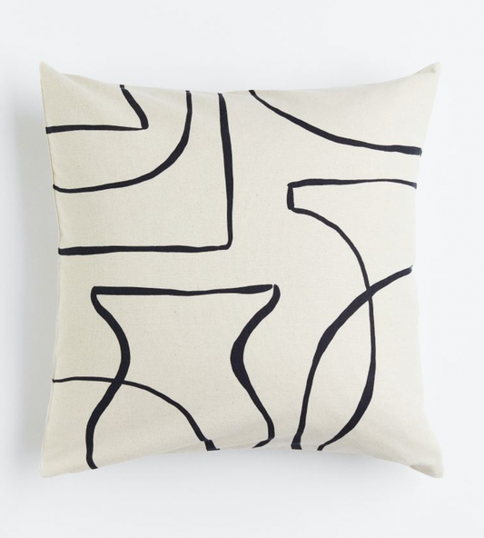 Cotton canvas cushion cover