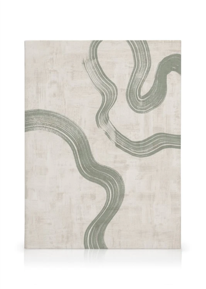 Green Abstraction No2 Canvas 30x40cm