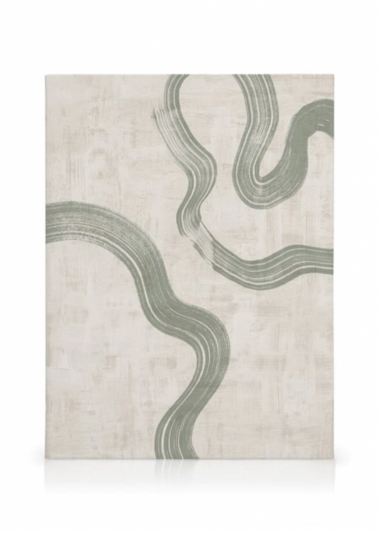 Green Abstraction No2 Canvas 30x40cm