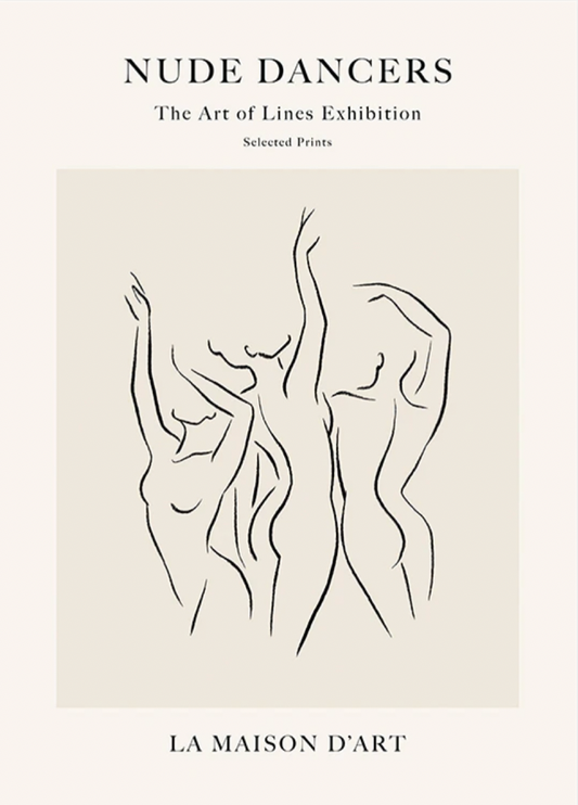 Nude Dancers No1 Poster 