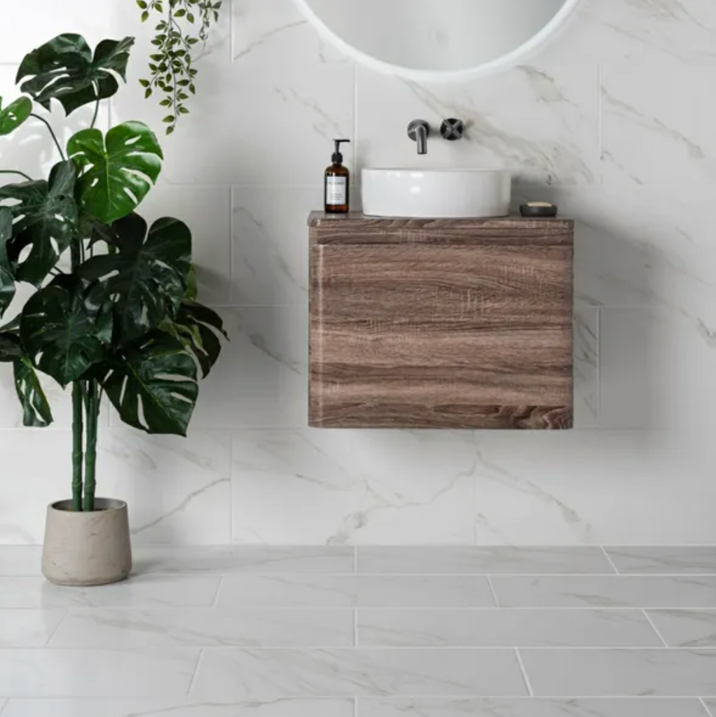 Cappella Matt 30x60 Marble Effect Tiles